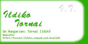 ildiko tornai business card
